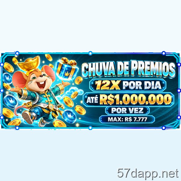 Tela de boas-vindas e lobby de jogos do aplicativo 57D